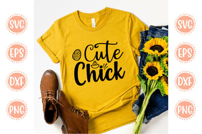 Easter & Spring Svg Design Cute Chick SVG SH_Tee store 
