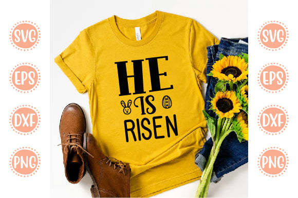 Easter & Spring Svg Design He Is Risen SVG SH_Tee store 