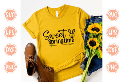 Easter & Spring Svg Design Sweet Springtime SVG SH_Tee store 