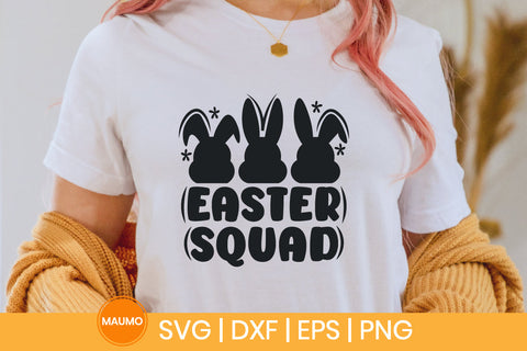 Easter squad bunny svg quote SVG Maumo Designs 