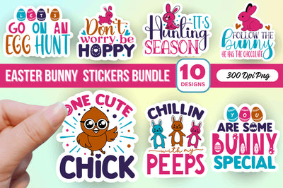 Easter Sticker Bundle Sublimation Regulrcrative 