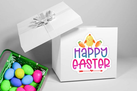 Easter Stickers Bundle I Printable Easter Stickers Bundle Sublimation Happy Printables Club 