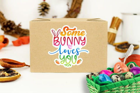 Easter Stickers Bundle I Printable Easter Stickers Bundle Sublimation Happy Printables Club 