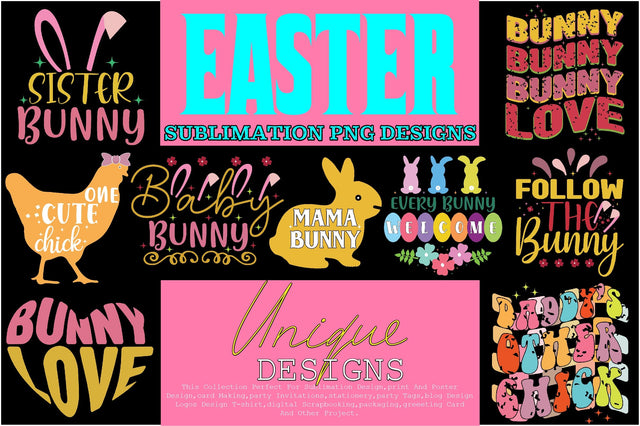 Easter Sublimation Bundle-1 Sublimation Creativeart88 