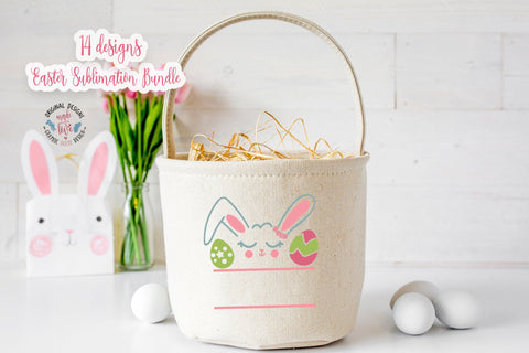 Easter Sublimation Bundle - 14 easter designs Sublimation Graphic House Design 