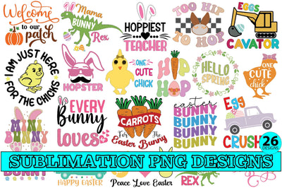 Easter Sublimation Bundle-2 Sublimation Creativeart88 