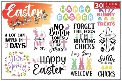 Easter Sublimation Bundle-5 Sublimation Creativeart88 