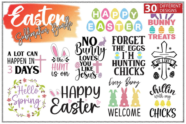 Easter Sublimation Bundle-5 Sublimation Creativeart88 