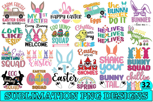 Easter Sublimation Bundle-6 Sublimation Creativeart88 