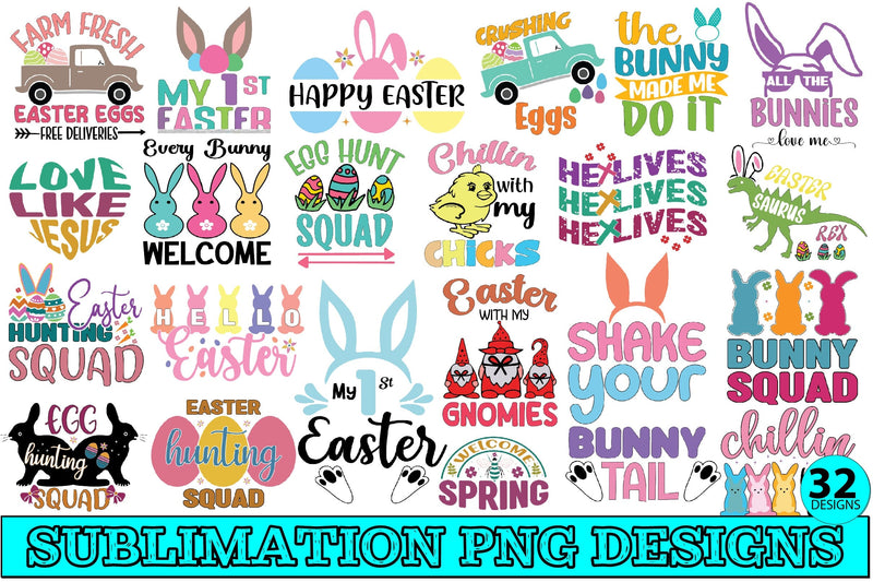Easter Sublimation Bundle-6 Sublimation Creativeart88 