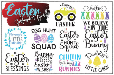 Easter Sublimation Bundle Sublimation Creativeart88 