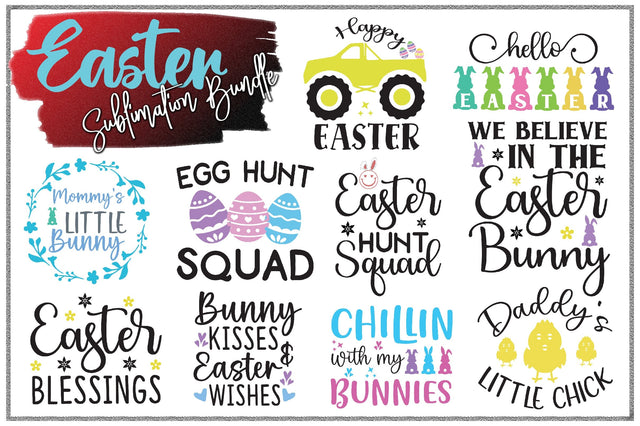 Easter Sublimation Bundle Sublimation Creativeart88 