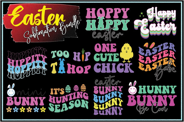 Easter Sublimation Bundle Sublimation Creativeart88 