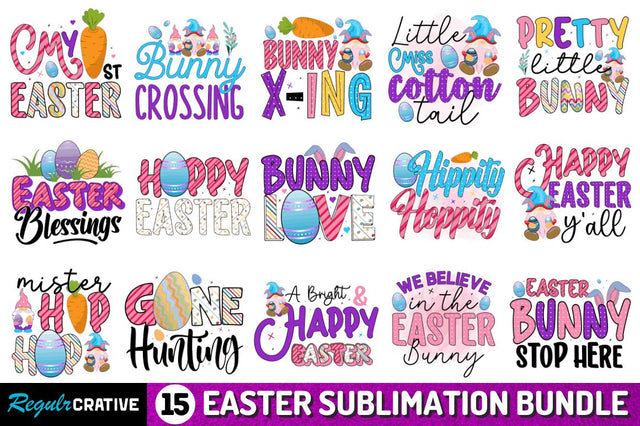 Easter Sublimation Bundle Sublimation Regulrcrative 