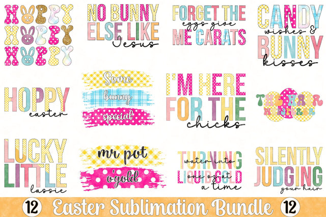 Easter Sublimation Bundle Sublimation SVGista 