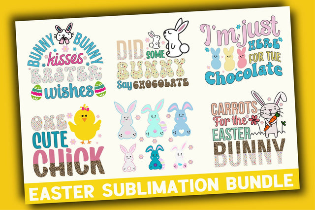 Easter Sublimation Design Bundle Sublimation Rupkotha 
