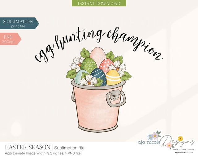 Easter Sublimation Design Sublimation Aja Nicole Designs 