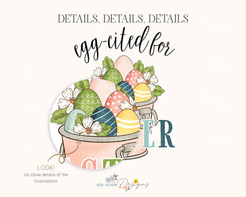 Easter Sublimation Design Sublimation Aja Nicole Designs 