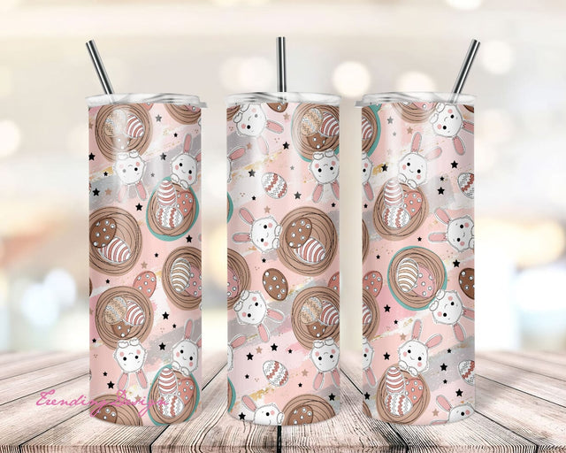 Easter sublimation designs downloads - skinny tumbler 20 oz designs - tumbler design - PNG Sublimation TrendingDesign 