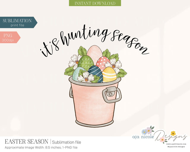 Easter Sublimation File Sublimation Aja Nicole Designs 