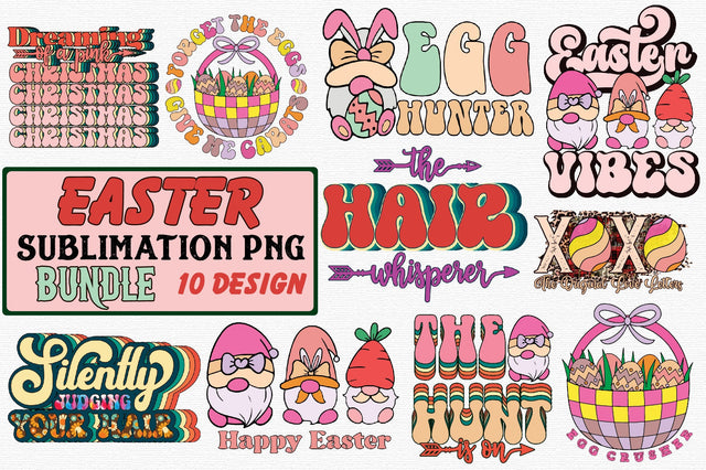 Easter Sublimation Png Bundle Sublimation designartist 