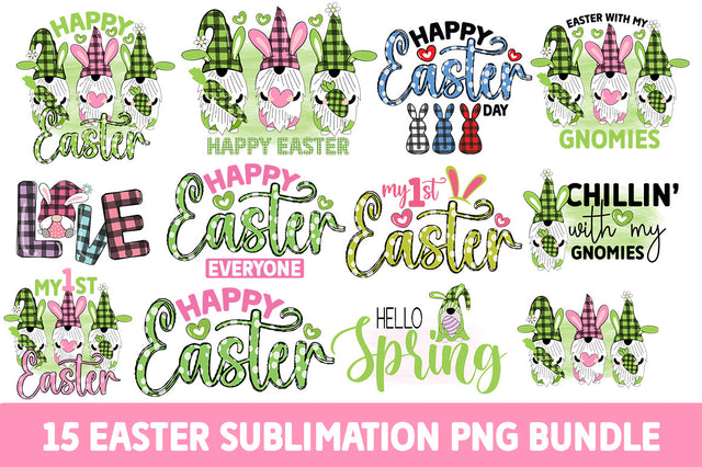 Easter Sublimation PNG Bundle SVG fokiira 