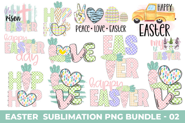 Easter Sublimation PNG bundle SVG fokiira 