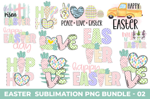 Easter Sublimation PNG bundle SVG fokiira 