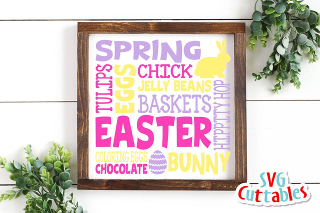 Easter Subway Art SVG Svg Cuttables 
