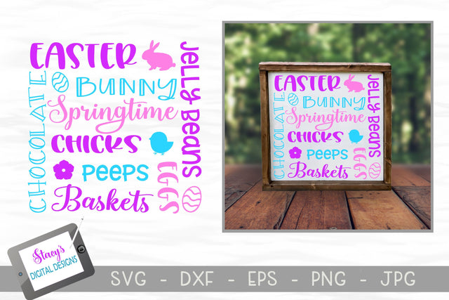 Easter Subway Art SVG SVG Stacy's Digital Designs 