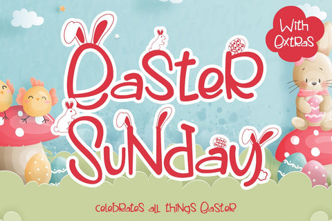 Easter Sunday Font Letterara 