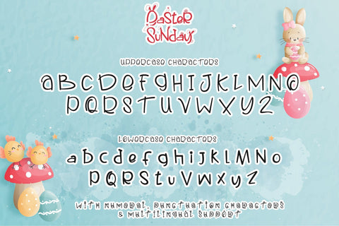 Easter Sunday Font Letterara 