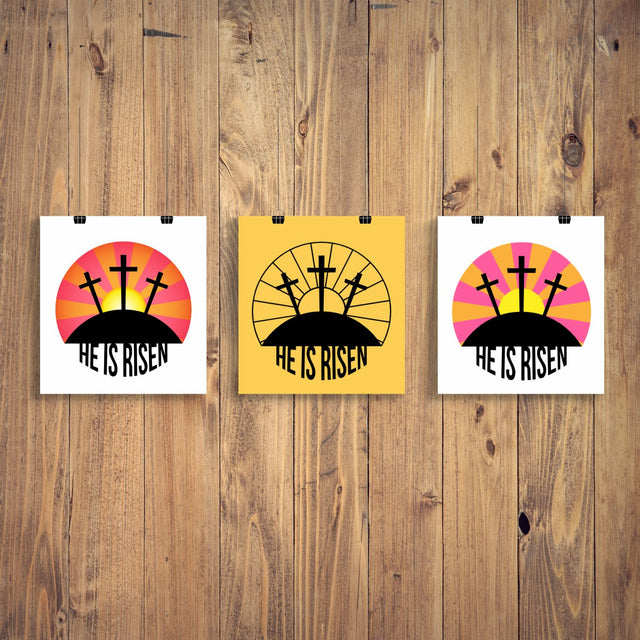 Easter Sunrise He Is Risen + Sublimation PNG SVG Risa Rocks It 