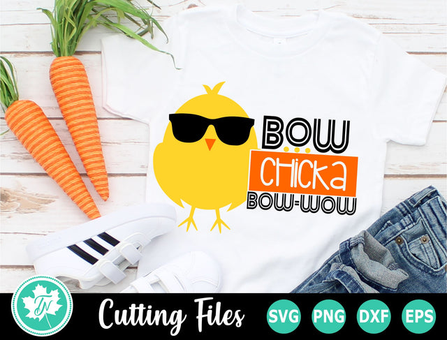 Easter SVG | Bow Chicka Bow Wow SVG TrueNorthImagesCA 