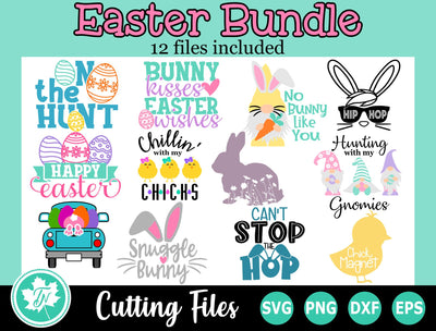 Easter SVG Bundle 12 Pack SVG TrueNorthImagesCA 