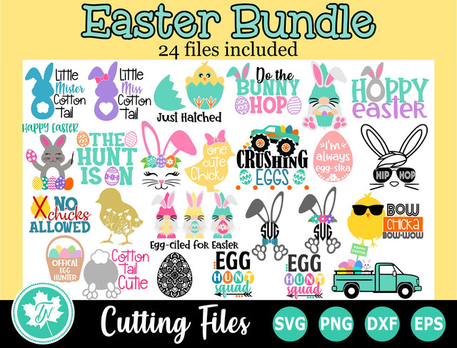 Easter SVG Bundle 24 Pack SVG TrueNorthImagesCA 