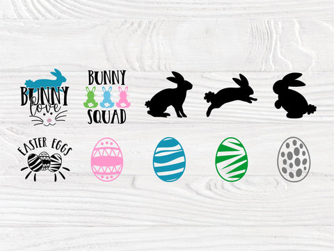 Easter SVG Bundle | 50 Shirt Designs | Easter Kids Signs | Happy Easter Svg | Easter Bunny Svg | Easter Eggs | Cricut and Silhouette Files SVG TonisArtStudio 