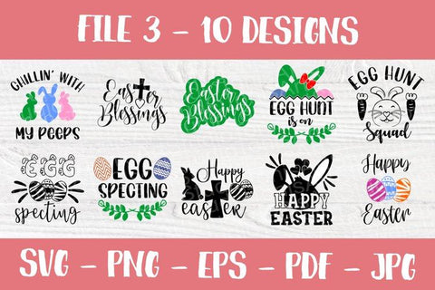 Easter SVG Bundle | 50 Shirt Designs | Kids Easter Svg | Happy Easter Svg | Easter Bunny Svg | Easter Gnome Svg | Svg Files for Cricut SVG TonisArtStudio 