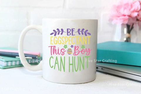 Easter SVG Bundle, Be eggspectant This boy can hunt SVG FiveStarCrafting 