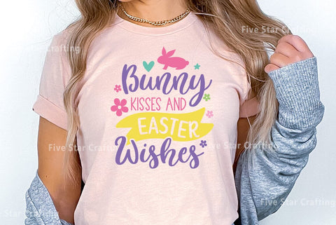 Easter SVG Bundle, Bunny Kisses and Easter Wishes SVG FiveStarCrafting 