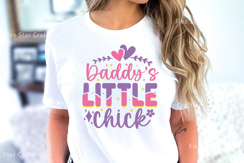 Easter SVG Bundle, Daddys Little Chick SVG FiveStarCrafting 