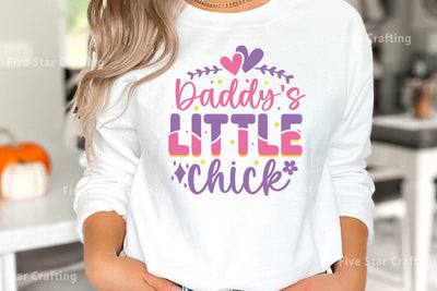 Easter SVG Bundle, Daddys Little Chick SVG FiveStarCrafting 