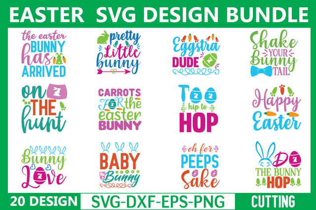 Easter SVG Bundle | Easter Bundle SVG, DXF, PNG SVG md faruk hossain 