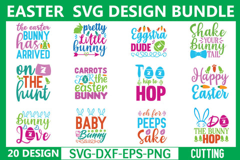 Easter SVG Bundle | Easter Bundle SVG, DXF, PNG SVG md faruk hossain 