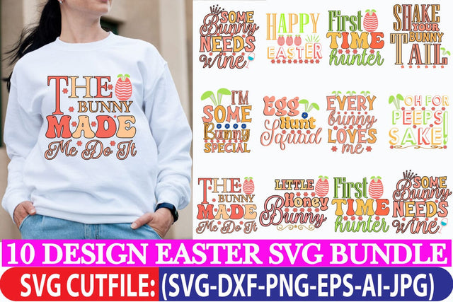 Easter SVG Bundle, Easter Egg Svg, Quotes and Signs, Kids Easter Svg, Hunting Season Svg, The Hunt is on Svg, Boy and Girl Hunting, Cricut SVG Blessedprint 