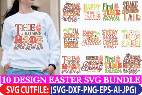 Easter SVG Bundle, Easter Egg Svg, Quotes and Signs, Kids Easter Svg, Hunting Season Svg, The Hunt is on Svg, Boy and Girl Hunting, Cricut SVG Blessedprint 