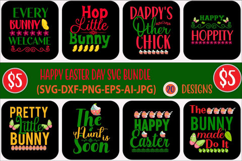 Easter SVG Bundle, Easter Egg Svg, Quotes and Signs, Kids Easter Svg, Hunting Season Svg, The Hunt is on Svg, Boy and Girl Hunting, Cricut SVG Blessedprint 