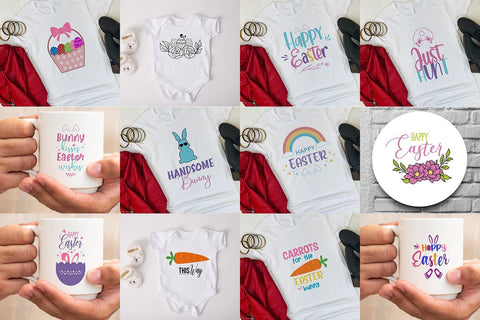 Easter SVG Bundle, Easter Everything bundle, Floral, Bunny,Carrot and more svg SVG SmmrDesign 