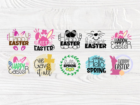 Easter SVG Bundle, Easter Kids Quotes Svg SVG TonisArtStudio 