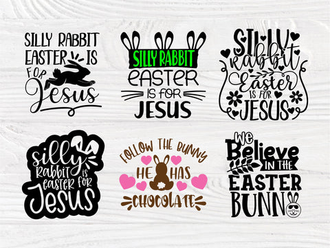 Easter SVG bundle | Easter quotes svg | Bunny svg | Bunny Chocolate | Easter signs svg | Bunny clipart | Bunny silhouette | Svg cut files SVG TonisArtStudio 
